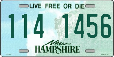 NH license plate 1141456