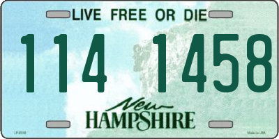 NH license plate 1141458