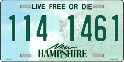 NH license plate 1141461