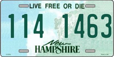 NH license plate 1141463