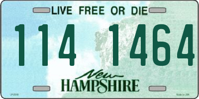 NH license plate 1141464