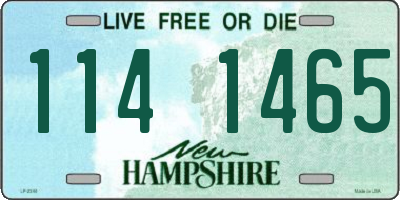 NH license plate 1141465
