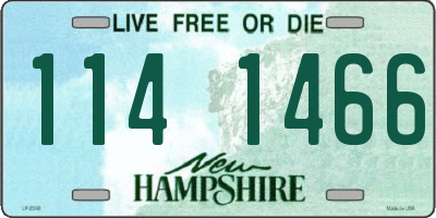 NH license plate 1141466