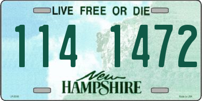 NH license plate 1141472