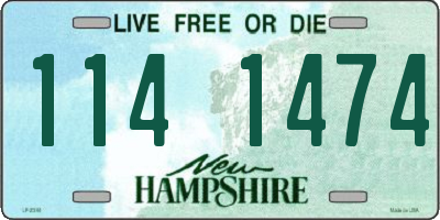 NH license plate 1141474