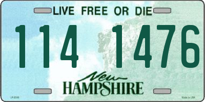 NH license plate 1141476
