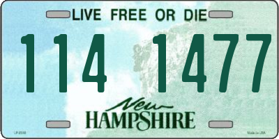 NH license plate 1141477