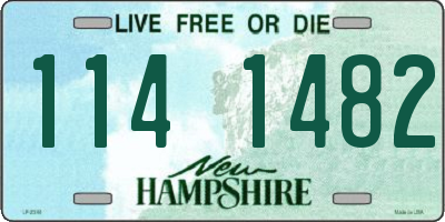 NH license plate 1141482