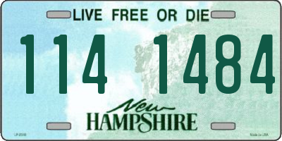 NH license plate 1141484
