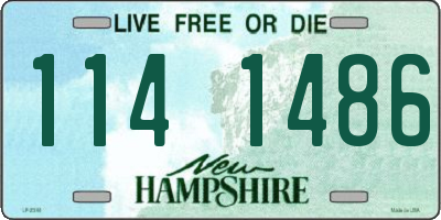 NH license plate 1141486