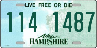 NH license plate 1141487