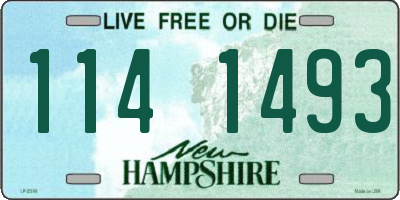 NH license plate 1141493