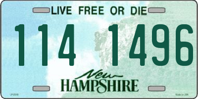 NH license plate 1141496