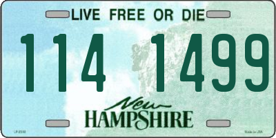 NH license plate 1141499