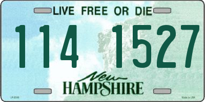 NH license plate 1141527