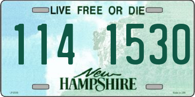 NH license plate 1141530