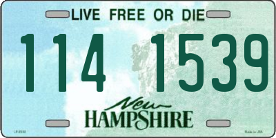 NH license plate 1141539