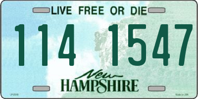 NH license plate 1141547