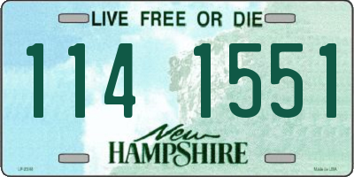 NH license plate 1141551