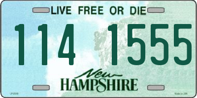 NH license plate 1141555