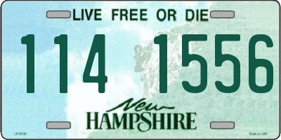 NH license plate 1141556
