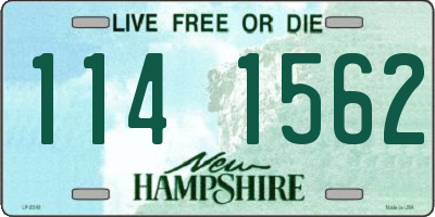 NH license plate 1141562