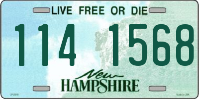 NH license plate 1141568