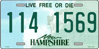NH license plate 1141569