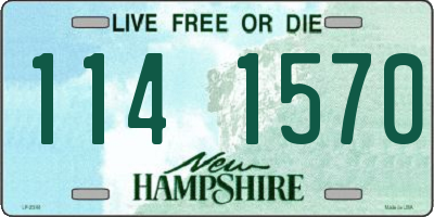 NH license plate 1141570
