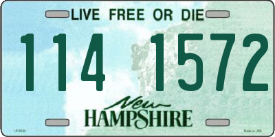 NH license plate 1141572