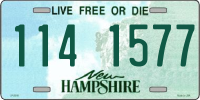 NH license plate 1141577