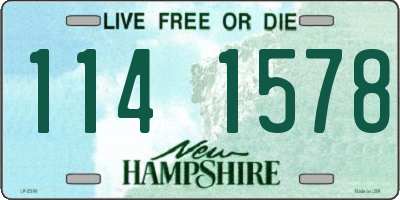 NH license plate 1141578