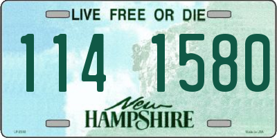NH license plate 1141580