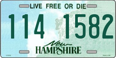 NH license plate 1141582
