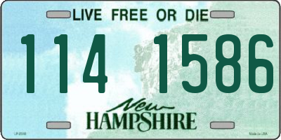 NH license plate 1141586