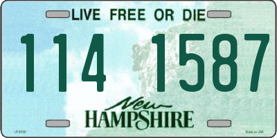 NH license plate 1141587