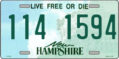 NH license plate 1141594