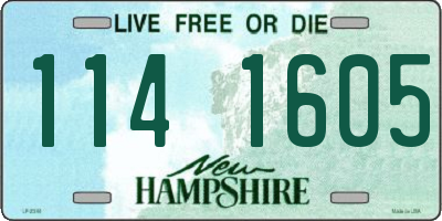 NH license plate 1141605