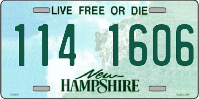 NH license plate 1141606