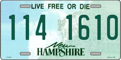 NH license plate 1141610
