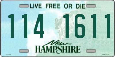 NH license plate 1141611