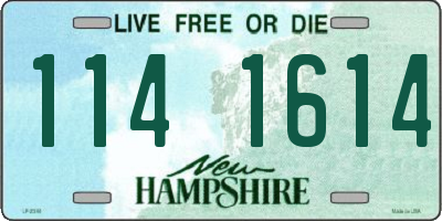 NH license plate 1141614