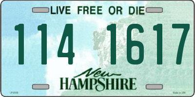 NH license plate 1141617