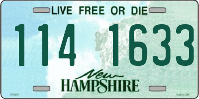 NH license plate 1141633