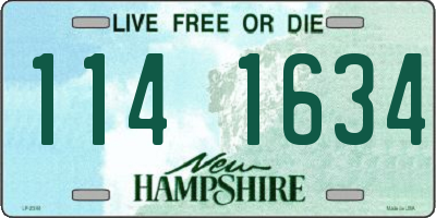 NH license plate 1141634