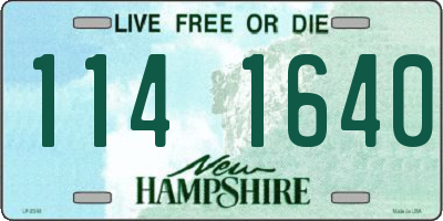 NH license plate 1141640