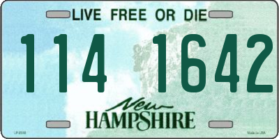 NH license plate 1141642