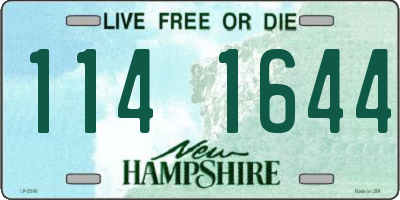 NH license plate 1141644