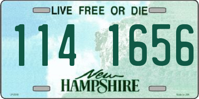 NH license plate 1141656