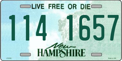 NH license plate 1141657